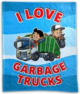 garbage truck blanket trucks toddlers logo