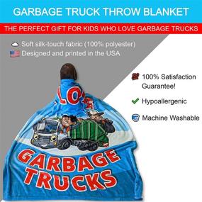 img 2 attached to Garbage Truck Blanket Trucks Toddlers