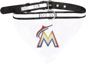 img 2 attached to 🐶 MLB Licensed Dog Bandana with Collar - Available in 29 Baseball Team Designs and 3 Sizes - Heavy-Duty and Durable Pet Collar with Attached Bandana - Cute and Stylish Pet Bandana for MLB Fans