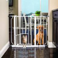 🚪 carlson extra wide walk through pet gate: small pet door, extension kit, pressure/wall mount kits logo