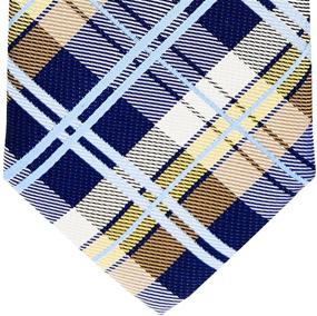 img 2 attached to 🏻 Retreez Classic Tartan Plaid Checkered Woven Microfiber Boy's Tie - 8-10 years