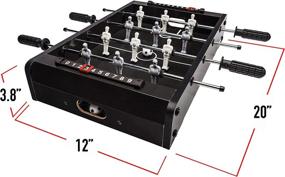 img 3 attached to Franklin Sports 20-Inch Table Games - Tabletop Mini Game Ideal for Family Game Room Entertainment - Inclusive Scoring for Fun-Filled Kid Friendly Activities!