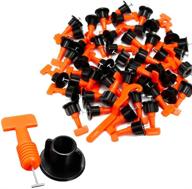 🔧 efficient and reliable: topway tile leveling system 200pcs pack - reusable tile levelers and spacers for easy wall and floor building with special wrench логотип