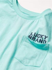 img 1 attached to Футболка с карманом на рукаве Lucky Brand для мальчиков.