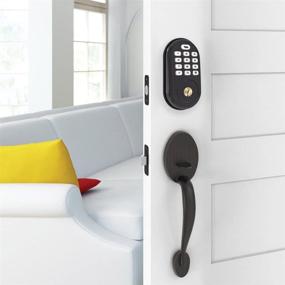 img 3 attached to 🔒 Yale Assure Lock with Z-Wave - Smart Keypad Deadbolt for Ring Alarm, SmartThings, Wink & More (Bronze)