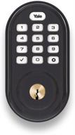 🔒 yale assure lock with z-wave - smart keypad deadbolt for ring alarm, smartthings, wink & more (bronze) logo