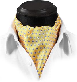 img 3 attached to 👔 Discover SetSense Plaid Jacquard Woven Cravat: Premium Men's Accessories for Ties, Cummerbunds & Pocket Squares