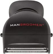 🪒 mangroomer back hair shaver replacement attachment head: enhanced shock absorber neck and ultra-smooth shaving foil logo