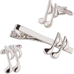 img 2 attached to Elegant Silver Cufflinks - Premium Pieces for a Stylish Look