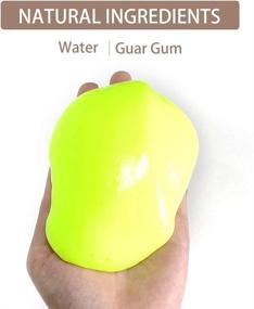 img 2 attached to 🔶 Yellow Universal Super Clean Keyboard Slime Dust Cleaner - Magic Keyboard Dust Soft Mud for Phone, Car Vents, Laptops, Cameras, Printers, Calculators, Screens - Reusable Gel Dust Slime Cleaner