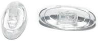 👓 set of 10 pairs of narrow oval push-in 13mm nosepads by askana logo