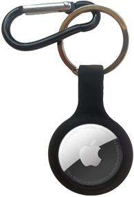 img 4 attached to Silicone Keychain AirTags Anti Scratch Lightweight