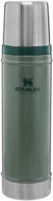 img 4 attached to Stanley Classic Vacuum Insulated Wide Mouth Bottle: BPA-Free Stainless Steel Thermos for Hot & Cold Drinks - 1 QT (32 oz) & 20 oz Options!