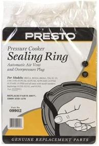 img 1 attached to 🔒 Premium Presto Pressure Cooker Sealing Ring 6 Qt. 1 - Pack: With Air Vent & Over Pressure Plug for Enhanced Safety and Efficiency