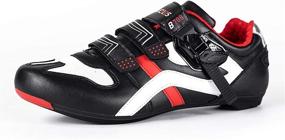 img 2 attached to 👟 BUCKLOS Men's Cycling Shoes - Compatible with Peloton Indoor/Outdoor Biking, Spinning, and SPD Look Delta Lock Pedals - Precise Buckle Strap, Bicycle Sneakers