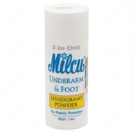 💦 large size milcu underarm & foot deodorant powder - 80 grams logo