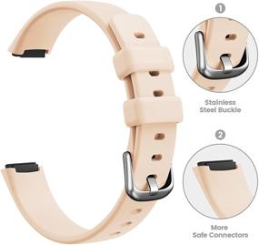 img 1 attached to For Fitbit Luxe Bands For Women Men Wearable Technology