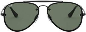 img 4 attached to 🕶️ RJ9548SN Blaze Aviator Sunglasses for Kids by Ray-Ban