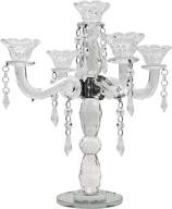 🕯️ 5-arm crystal candelabra taper candlestick candle holder by allgala логотип