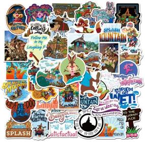 img 4 attached to Splash Mountain Stickers Waterproof Skateboard