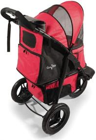 img 3 attached to Red Gen7Pets Jogger Pet Stroller