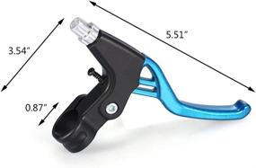 img 1 attached to 🚲 High-Quality 1 Pair Bicycle Brake Levers for Mountain and Road Bikes - V-Brake Handlebar Brakes