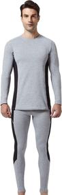 img 4 attached to visionreast Men's Ultra Soft Thermal Underwear Set | Warm Base Layers | Long Johns Set for Skiing Winter