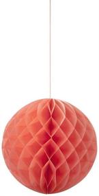 img 2 attached to 🎉 Multicolor Talking Tables Decadent Dec's Blush Mix Decorative Honeycomb Baubles (Pack of 3)