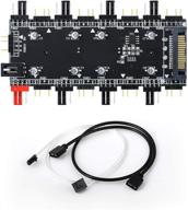 🎛️ rgeek 8-портовый rgb/pwm хаб для 5v 3pin rgb и 5v 4pin pwm - делитель контроллер вентилятора argb логотип