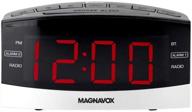 ⏰ magnavox mr41806bt digital clock radio with dual alarms logo