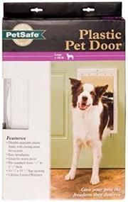 img 2 attached to Large White Plastic Pet Door by Pet Safe PPA00-10960 - 14&#34; X 2&#34; X 22.4&#34;