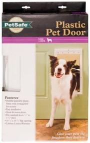 img 3 attached to Large White Plastic Pet Door by Pet Safe PPA00-10960 - 14&#34; X 2&#34; X 22.4&#34;