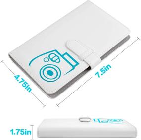 img 2 attached to 📸 Katia 96 Pocket Wallet Photo Album: Perfect Accessories for Fujifilm Instax Mini 11/ 7s/ 8/8+/ 9/25/ 26/ 50s/ 70/90 Film, Instant Camera Printer (White) - Not Suitable for Square Films Picture
