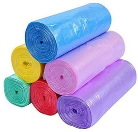 img 4 attached to CTKcom 5 Gallon Colored Trash Bags (6 Rolls) - 120 Count Small Size Garbage Bags for Home Office and More - Vibrant 6 Color Assortment