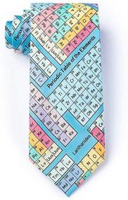img 3 attached to Periodic Table Blue Microfiber Tie