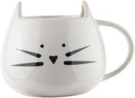 🐱 home-x ceramic cat coffee and tea mug: a fun kitchenware gift for cat lovers, perfect for any occasion and meal logo