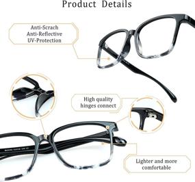 img 3 attached to LifeArt Round Alloy Frame Blue Light Blocking Eyeglasses: Protect Your Vision with Stylish Eyewear