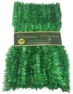 100 ft commercial length christmas garland - classic green decorations for festive celebrations logo