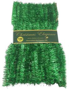 img 2 attached to 100 FT Commercial Length Christmas Garland - Classic Green Decorations for Festive Celebrations