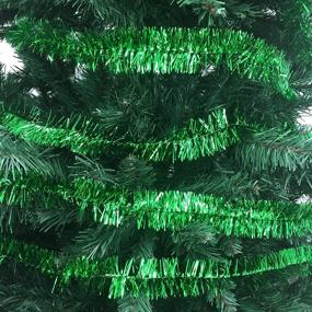 img 1 attached to 100 FT Commercial Length Christmas Garland - Classic Green Decorations for Festive Celebrations