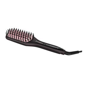 img 4 attached to 💜 Remington Pro Pearl Full Size Ceramic Heated Smoothing Brush - Purple CB7400P - Black