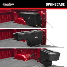 img 3 attached to UnderCover SwingCase Truck Bed Storage Box | SC100P | Compatible with 2007-2021 Chevy/GMC Silverado/Sierra 2500/3500HD Truck Passenger Side | Black