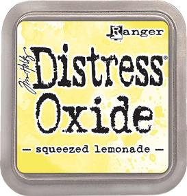 img 1 attached to 🍋 Ranger Squeezed Lemonade Tim Holtz Distress Oxides Ink Pad: Vibrant Lemon-inspired Ink for Creative Projects