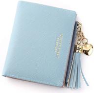 👜 stylish and practical: compact bifold credit crosshatch women's handbags & wallets logo