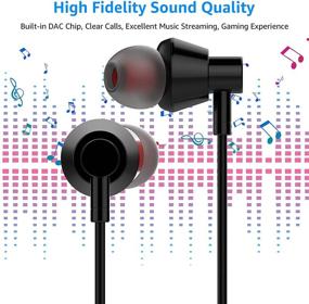 img 2 attached to USB C Headphones for Samsung Galaxy S21 - TITACUTE Digital Type C Earphones with Noise Cancelling, Mic, and Remote Control - Wired in Ear Earbuds Compatible with Samsung S20 Ultra, OnePlus 8, 9, 9 Pro