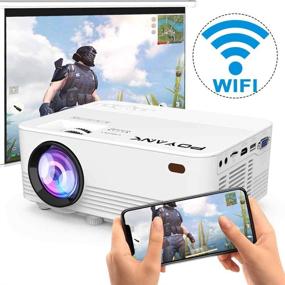 img 4 attached to POYAN K WiFi Projector - 6500 Lumens Full HD 1080P Mini Projector for Outdoor Movies [2021 Upgrade]