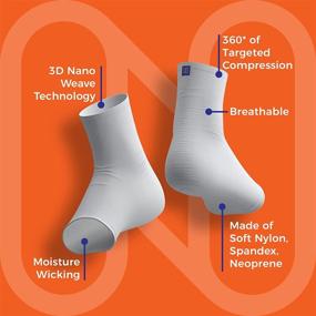 img 2 attached to NanoSocks Compression Socks Pair Nano Weave