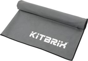 img 4 attached to KitBrix Large Microfibre Swim Towel