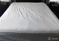 img 1 attached to 🛏️ Waterproof Hypoallergenic Twin Mattress Protector - Linenspa Smooth Top (Vinyl-Free) review by Carla Anderson