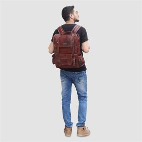 img 3 attached to 🎒 HULSH Handcrafted Backpack with Dedicated Compartment